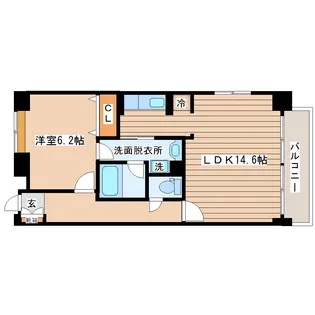 bePLACE【5階】の間取り