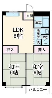 ヤマダイコーポ汐田【7階】の間取り