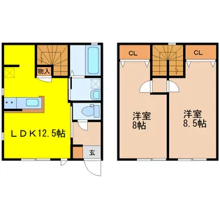 ブリランテBの間取り