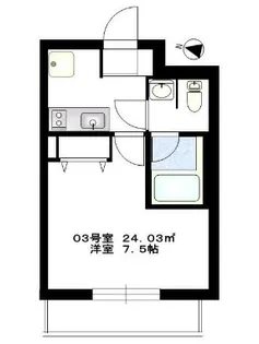 東京都北区東十条2【マンション】の間取り