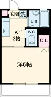 パークサイド駒沢B棟【2階】の間取り