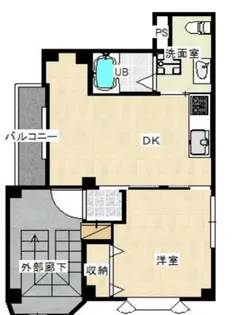 スティックビル【5階】の間取り