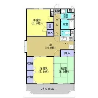 パークヒルズ I【1階】の間取り