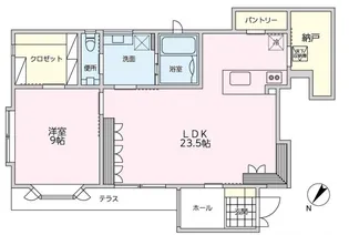 東京都品川区上大崎2【一戸建】の間取り