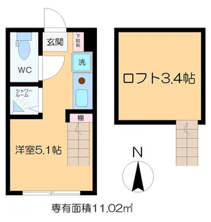 グランドセダー東陽町【1階】の間取り