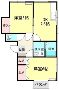 サニービレッジ【1階】の間取り