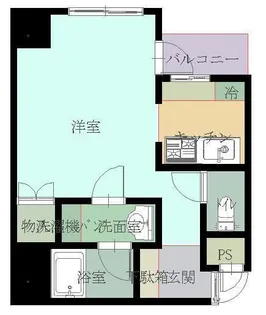 コーポ向島【9階】の間取り