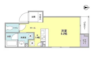 ソレーユ四谷三丁目【5階】の間取り