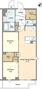 KDXレジデンス田園調布南【5階】の間取り