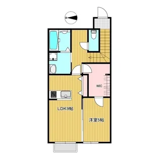 アヴィエル田町【2階】の間取り