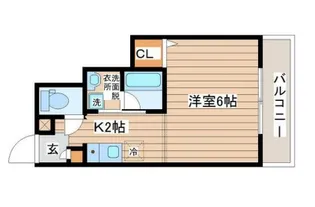 クロレ長町【1階】の間取り