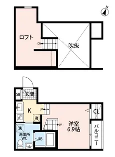 R & APARTMENT 01(アールアンドアパートメント ゼロワン【1階】の間取り