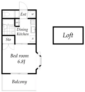 埼玉県草加市新善町【アパート】の間取り