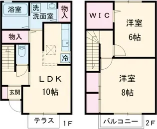 グリーンハウス I棟の間取り