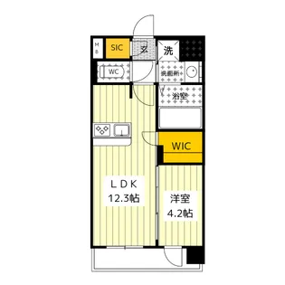 Ceres Daimon【4階】の間取り