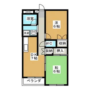 サンライズマンション【3階】の間取り