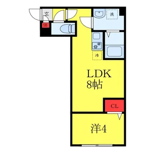 AXIA CITY大山【3階】の間取り