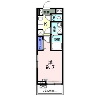 ラクーン大垣【2階】の間取り