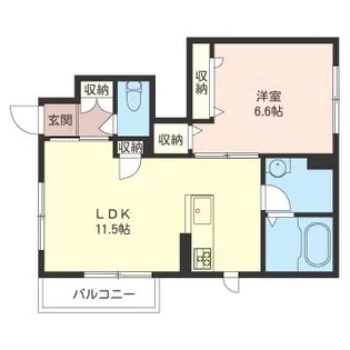 サングリナージュ【1階】の間取り