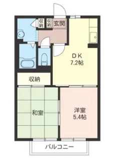 アルカディア【1階】の間取り