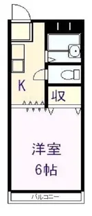 エステーニ八本松南B【2階】の間取り