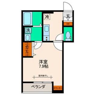 ベルリードU【1階】の間取り