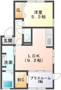 メーティス【2階】の間取り