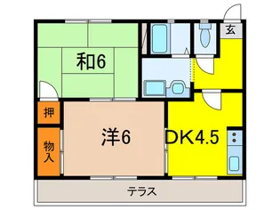 グリ-ンファクトリ-【1階】の間取り