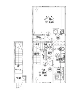 メゾンドプルーン北山【2階】の間取り