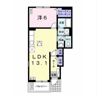 クラシオン【1階】の間取り