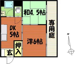 五十川ビル【1階】の間取り