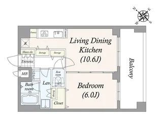 LIME RESIDENCE KAMATA EAST【5階】の間取り