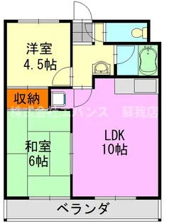 エステートマンション【1階】の間取り