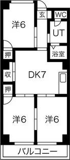 GKT759【3階】の間取り