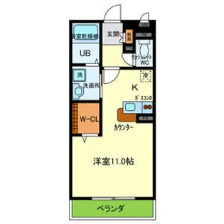 グランシャルム【2階】の間取り