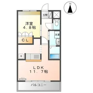 Oasis Izumi【2階】の間取り