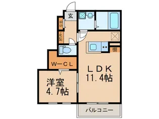 レソナ南福岡【2階】の間取り