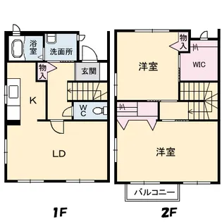 クリスタルラフォーレ【1階】の間取り