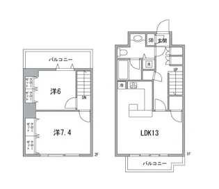 オークテラスの間取り