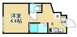 NSフラット【1階】の間取り