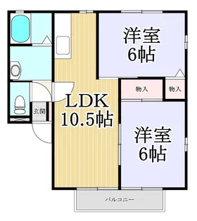 ハイムさくら【1階】の間取り