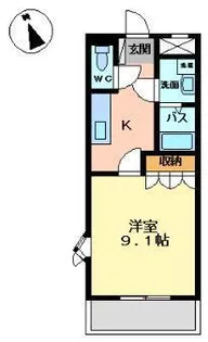 ウィルタウン【2階】の間取り