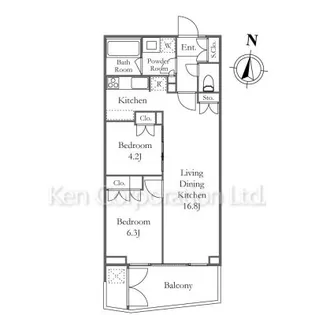 代々木参宮橋テラス【2階】の間取り