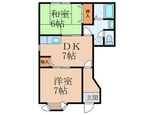 エスタシオン三毛門I【1階】の間取り