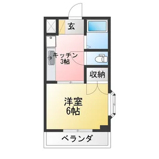 YFC南台【1階】の間取り