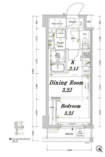 アークマーク王子本町【3階】の間取り