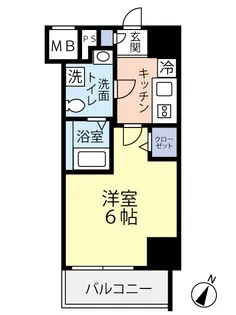 グランヴァン横濱南【9階】の間取り