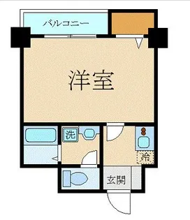 スカイコート銀座東第2【6階】の間取り