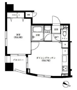 コート・フェリシア【8階】の間取り