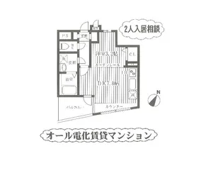 TK花梨ビル【6階】の間取り